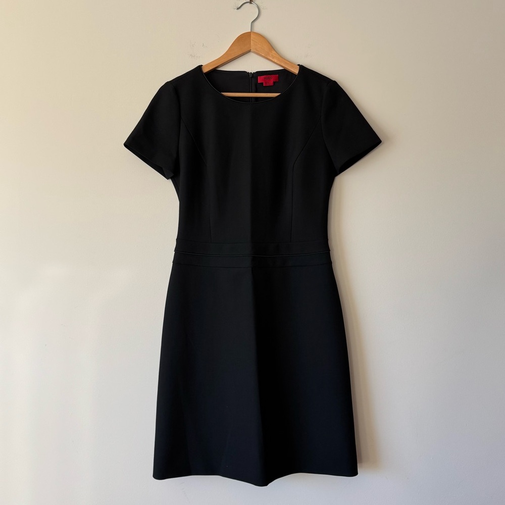 NWOT Hugo Hugo Boss Short-Sleeved Little Black Dress